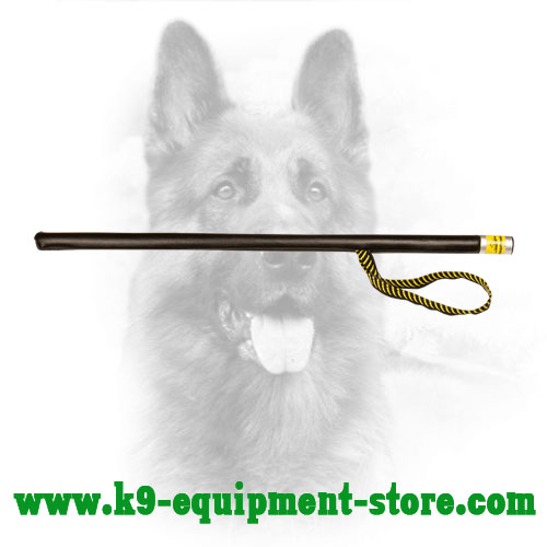 Durable Canine Leather Dog Training Stick with Loop