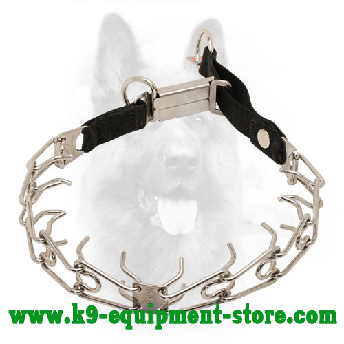 Canine Pinch Collar Made of Rustproof Stainless Steel