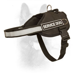 K9 Nylon Dog Harness with Patches for Identification