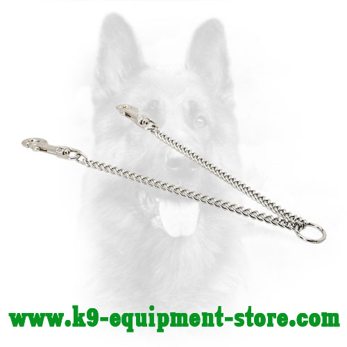 Chrome Plated Metal Canine Coupler for Everyday Walks