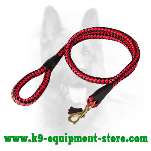 Police Dog Cord Nylon Leash for Easy Tracking and Handling
