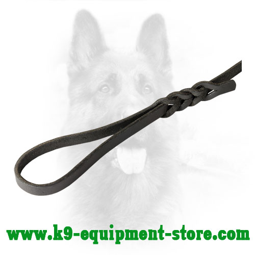 Canine Leather Leash with Comfortable in Use Handle
