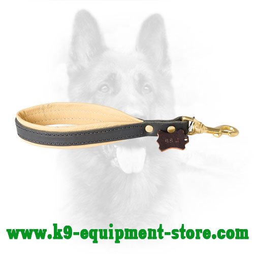 Police Dog Pull Tab with Nappa Leather on Handle