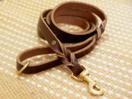 Handcrafted leather dog Lead for walking and tracking- 2-6 foot-K9 Dogs