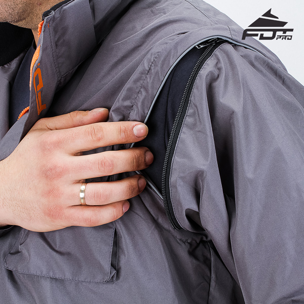 Reliable Zipper on Sleeve for Pro Design Dog Tracking Jacket