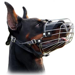 Easy Breathing Wire Cage Muzzle For Canine Dogs