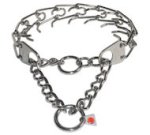 Large Herm Sprenger Steel Force Pinch Prong Collars 23" for K-9 Dogs