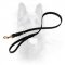 K9 Leather Dog Leash with Braided Decorations