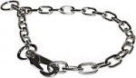 FUR SAVER WITH SNAP HOOK-COLLAR STEEL CHROMIUM PLATED-Herm Sprenger