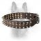 Wonderful Spiked and Studded Police Dog Leather Collar