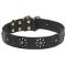 'Spring Mood' Canine Leather Dog Collar for Daily Walks