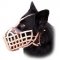 K9 Leather Basket Dog Muzzle For Police/Miitary Work