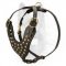 Walking and Training 2 Ply Studded Leather K9 Harness