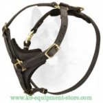 K9 Leather Dog Harness For Easy Tracking And Safe Walking