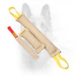 Three Jute Bite Tugs Set for K9 Training
