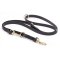 Multipurpose Black Biothane dog Leash for over 7 Different Activities