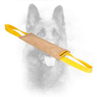 Soft Leather Dog Bite Tug