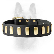 Handcrafted Leather Dog Collar For Strong Canines