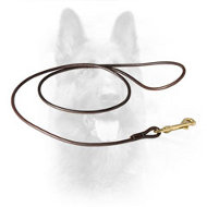 K9 Show Leather Dog Leash