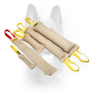 Professional Set of Jute Dog Bite Tugs