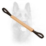 Solid Stitched Genuine Leather K9 Training Bite Tug