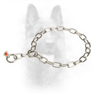 Multimode Stainless Steel Fur Saver K9 Collar - 1/9 inch (3.0 mm) link diameter