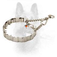 Neck Tech Stainless Steel Police Dog Pinch Prong Collar