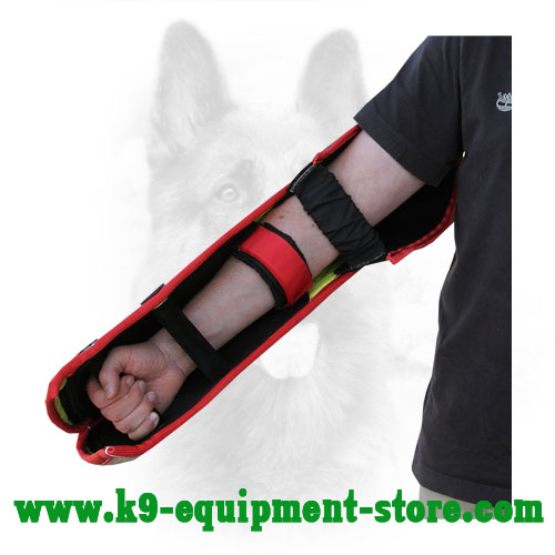 Canine Jute Bite Sleeve with Velcro Strap Fixator