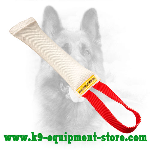 Fire Hose Canine Bite Tug with 1 Handle