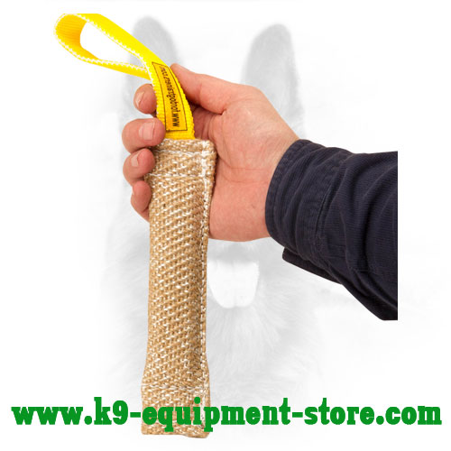 Jute Canine Bite Tug for Puppy Training