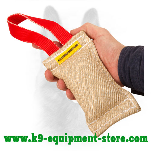 Canine Bite Tug Made of Jute for Puppy Training