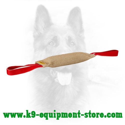 Jute K9 Bite Tug with Two Handles