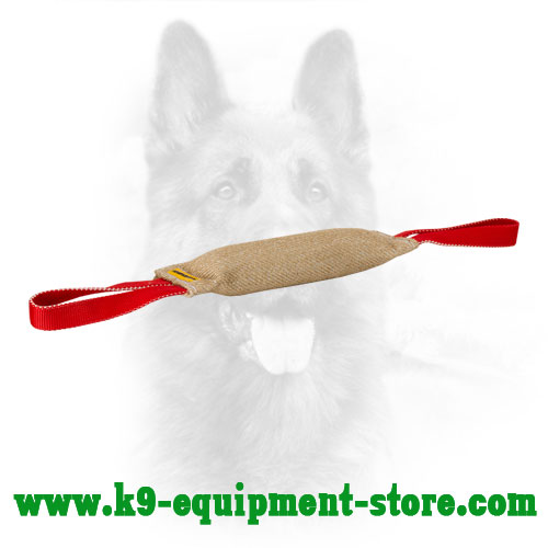 Jute Dog Bite Tug with Inside Stuffing