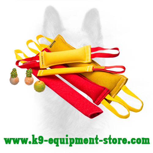 French Linen Dog Bite Tug Set for K9 Training