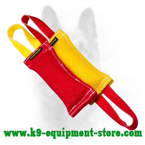 French Linen Canine Bite Tug Set for Training