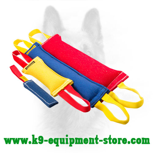 French Linen Canine Bite Tug Set for Training