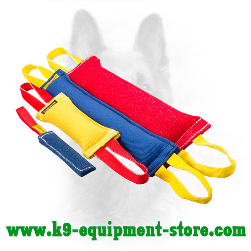 French Linen K9 Bite Tug Set for Training French Linen Canine Bite Tug Set for Training