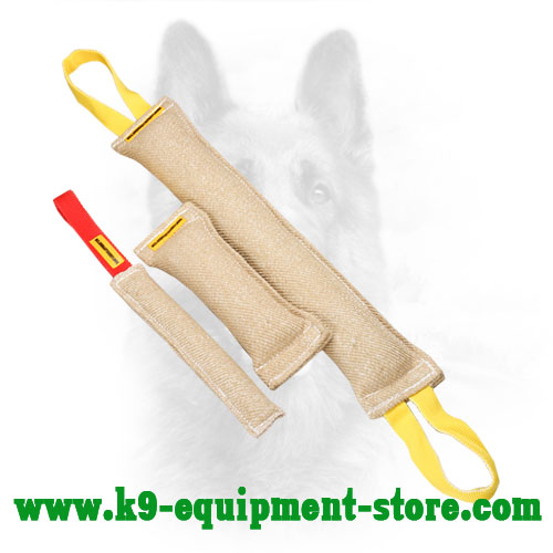 Jute Canine Bite Tug Set for Developing Skills