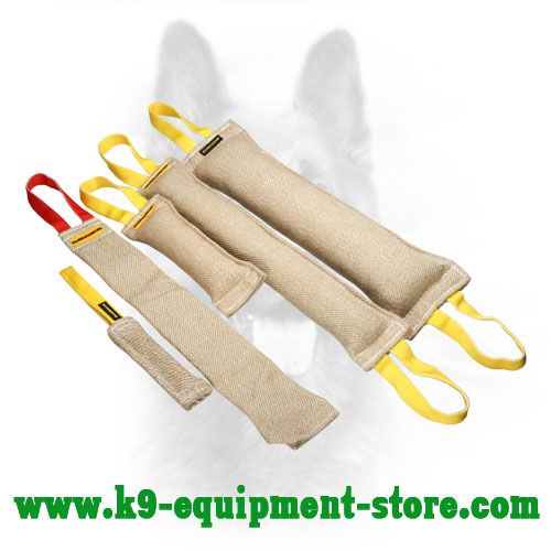 Jute Canine Bite Tug Set Best Gift for Dog Owners