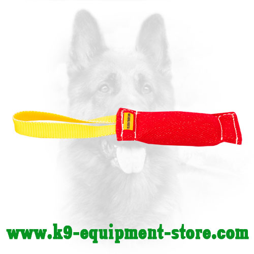 K9 French Linen Bite Tug for Training Canine Bite Tug Made of French Linen for Training