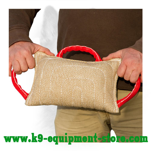 K9 Jute Dog Bite Pad with Three Handles