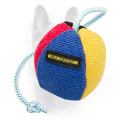 K9 French Linen Dog Bite Toy with String for Playing