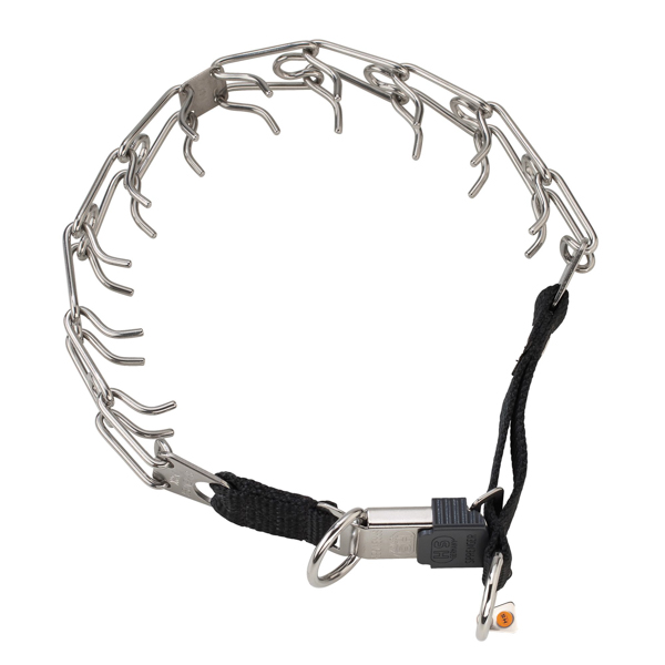 Stainless Steel Canine Dog Pinch Collar with Lock Buckle