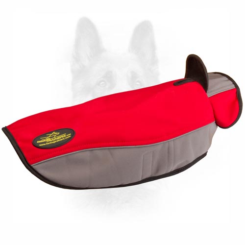 Originally Designed K9 Dog Coat With A Stand-Up Collar