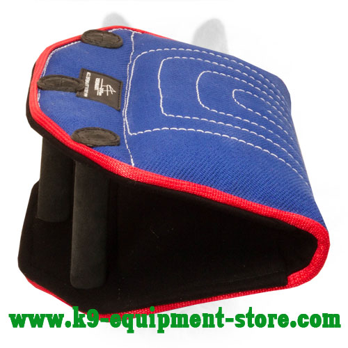 French Linen Dog Bite Builder with 3 Hard Handles