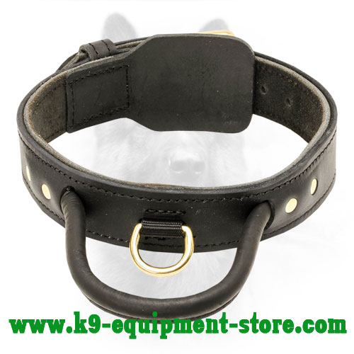 K9 leather dog sales collars