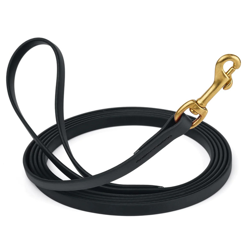 Biothane Leash 33 Ft w/ Brass Hardware - Click Image to Close