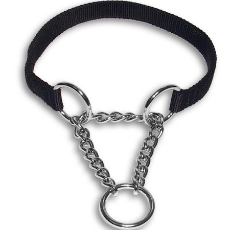 Martingale Nylon Police Dog Collar Obence Training High Craft Pure Nylon Adjule Choke Collar Sizes 18 26