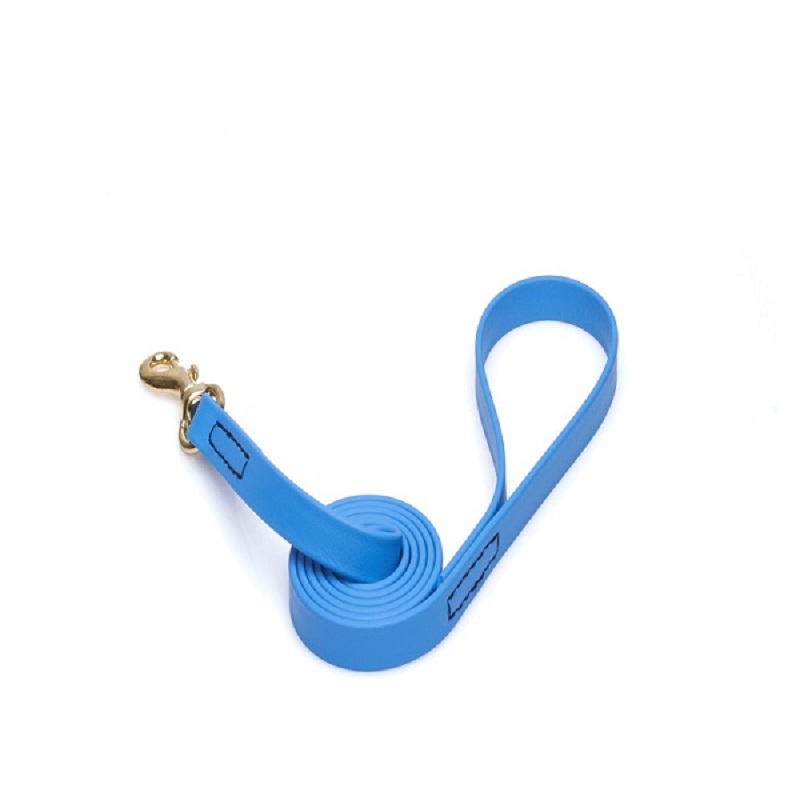 Blue Waterproof dog Leash Made of Biothane