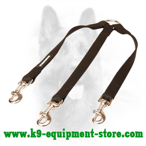 Canine Nylon Dog Coupler for Walking